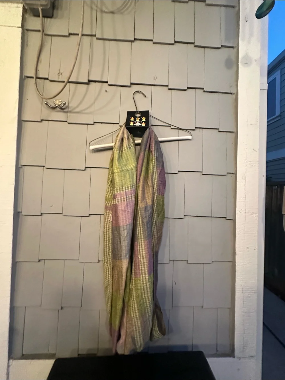 Plaid Pastel Multicolor Wrap Scarf - Unbranded